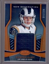 COOPER KUPP 2017 Panini Certified New Generation NG-CK Rookie RC Jersey #394/399