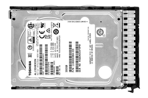 AL13SXB300N TOSHIBA HDD 300GB 15K SAS 6G 2.5" HOT-SWAP FOR HPE SERVERS - Photo 4/8