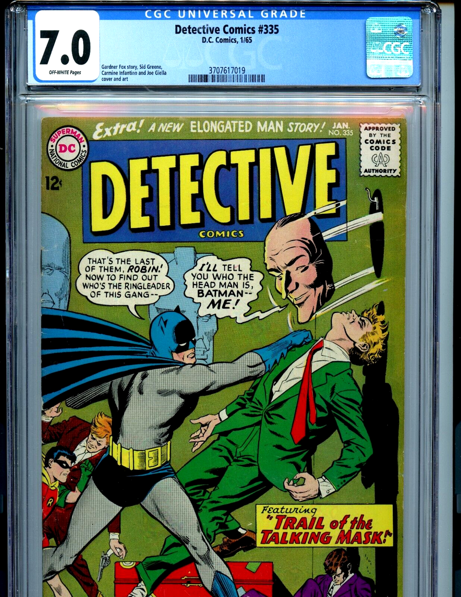 Detective Comics #335 CGC 7.0 Batman DC 1965 Amricons K63 | eBay