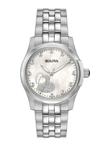 Orologio Donna Bulova Quartz Cassa E Cinturino Acciaio Indici In Diamanti |  eBay