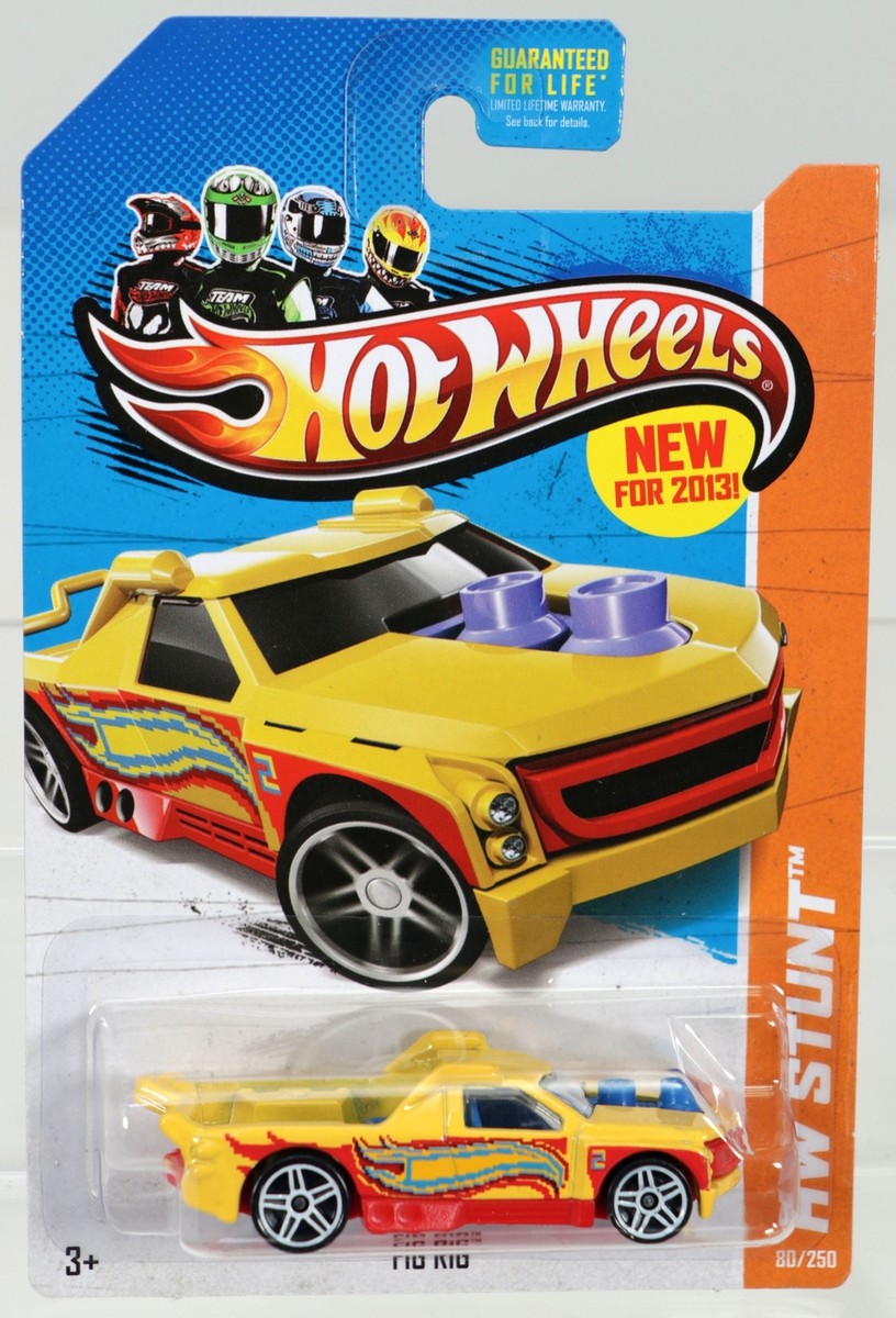 ハンドスケールFAG7体セット（組立て済み） Hot Wheels Fig Rig HW Stunt 2013 Series - X1907 New NRFP