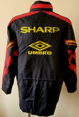 Veste D'entraînement Manchester United Umbro 1992-93 - Taille XL Rouge - Occasion Excellente état