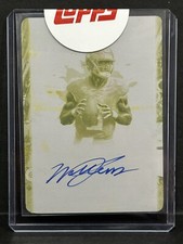 2024 Topps Motif Football RC Will Levis Endorsements Printing Plate 1/1 Auto