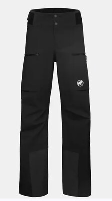 Mammut Stoney HS Men's Ski Pants, 32, Black