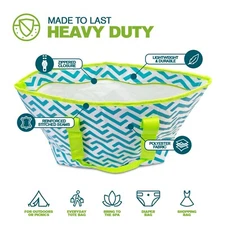 Tote Bag with Zipper Travel Bags for Women Beach Shopping Waterproof Dry