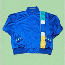 Vintage 1990s Slazenger Multicolor Colorblock Full Zip Track Jacket Size 2XL Big