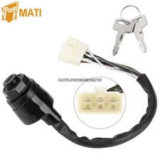 Ignition Key Switch For Kawasaki Mule 2010 2020 2030 2500 27005-1146 27005-1191