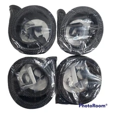 x4 42" Cable Tube Cable Management Sleeve Flexible Wire Cord Organizer Wire Hook