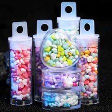 4MM Tiny Resin Heart for Nail Art 370 pc Mini Cabochon