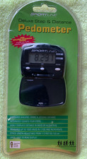 Sportline LED Pedometer Deluxe Step & Distance New Sealed