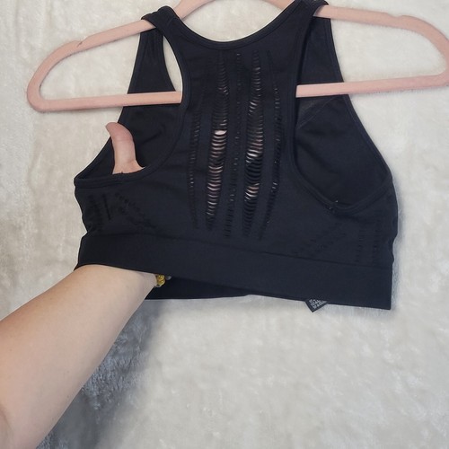 Victoria's Sport Medium Woman's Black Sports-Bra Racerback Cutouts - 第 7/10 張圖片