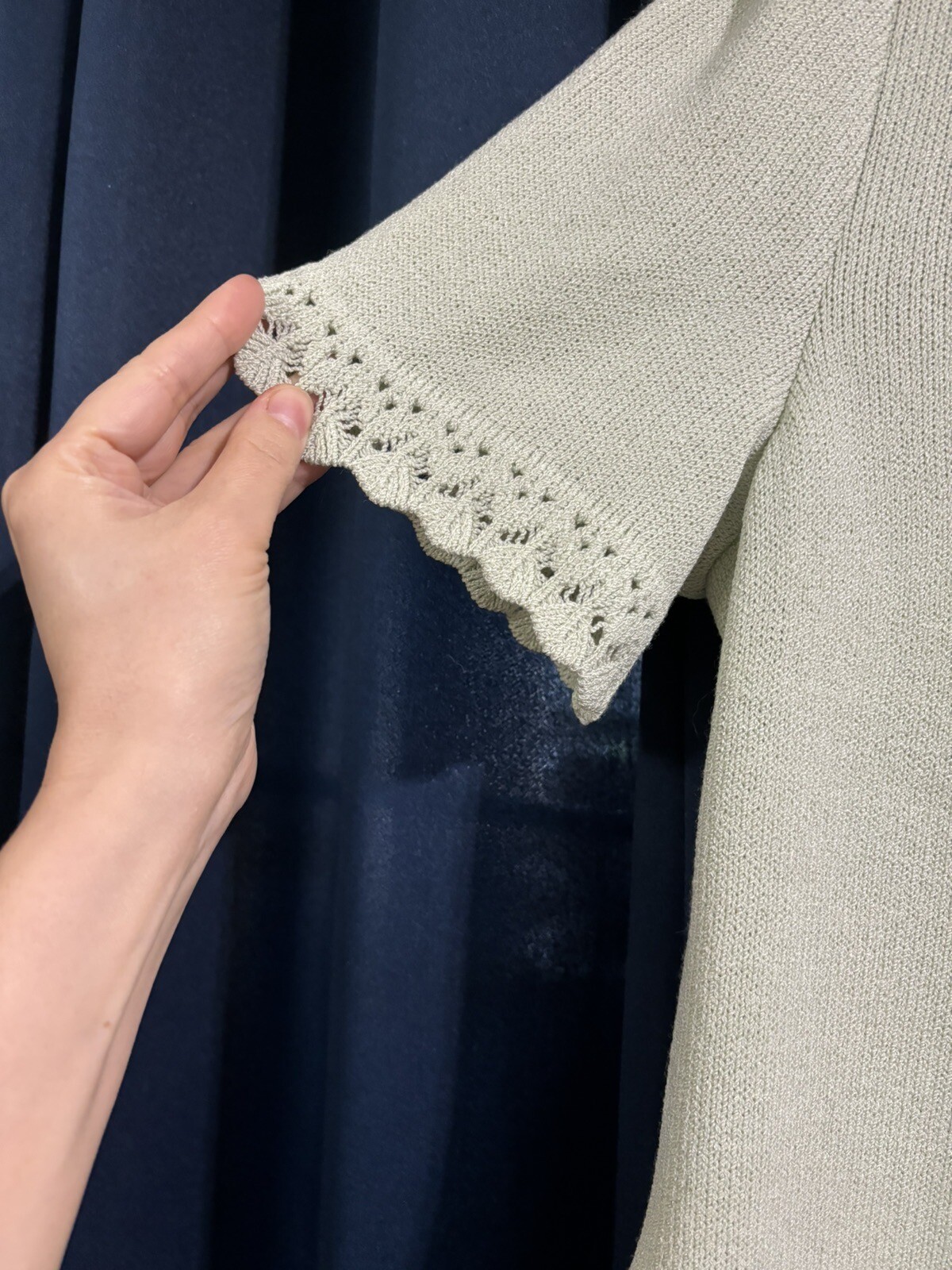 ST.JOHN  Collections Light Green Button Front Top… - image 2