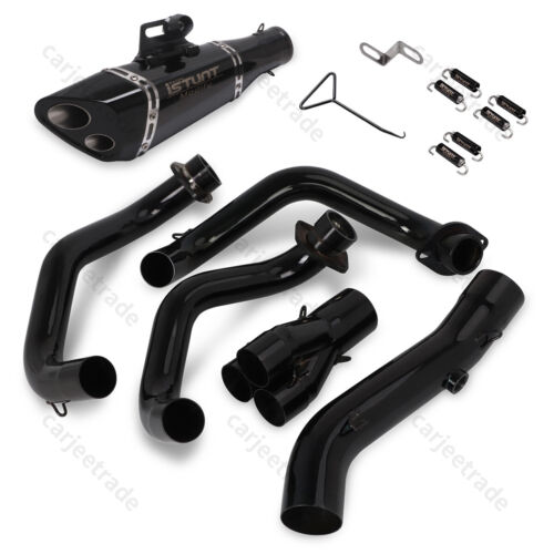 Full Exhaust Slip on Motorcycle Muffler System for YAMAHA MT09 FZ09 FJ09 XSR900 - Picture 7 of 7