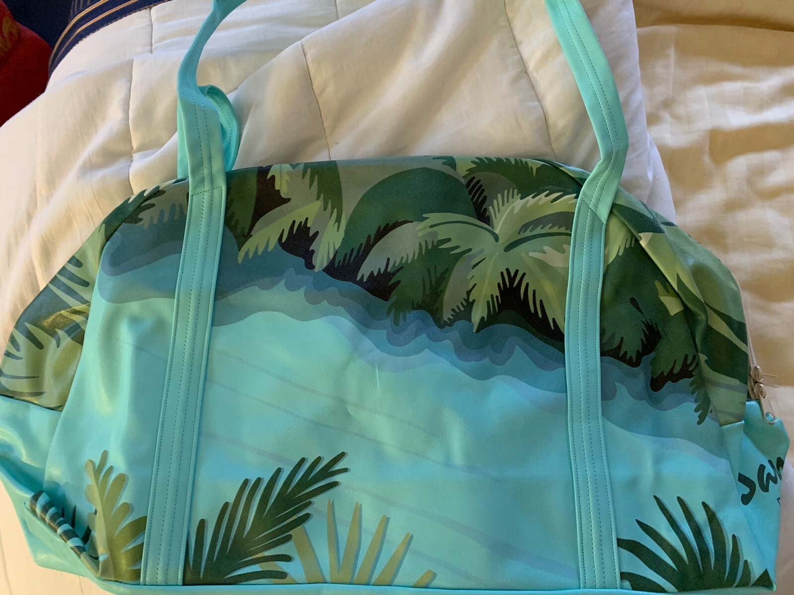 Sandals Resorts Dunn’s River Jamaica Beach Pool Tote Bag Double Handle NEW-image