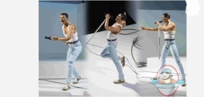 S.H.Figuarts Queen Freddie Mercury Live Aid Figure by Bandai | eBay