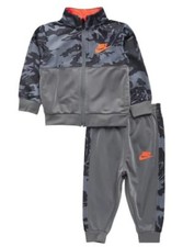 Nike Baby Boys 2-Piece Club Camo Track Jacket  Pants Set 24 Month, SMOKE GREY 
