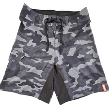 Burnside Swim Shorts Mens Size msr 29 Gray Camo