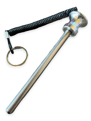 CHROME ALUMINUM WEIGHT STACK PIN Universal Replacement Heavy Gym Duty Rod Insert