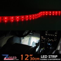 4x 18 Led 12v 30cm 12 Car Motor Vehicle Flexible Waterproof Strip Light Red Hot 4x 18 Led 12v 30cm 12 Car Motor Vehicle Flexible Waterproof Strip Light Red Hot