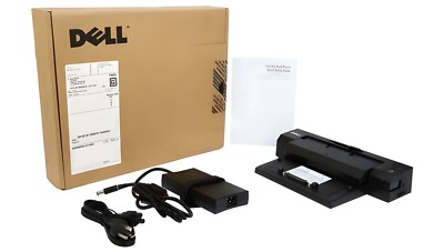 DELL D/PORT ADVANCED PORT REPLICATOR DOCKING STATION  NEW with Setup Guide
