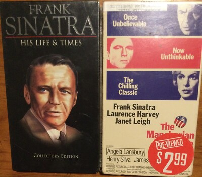Frank Sinatra His Life And Times & Manchurian Candidate VHS