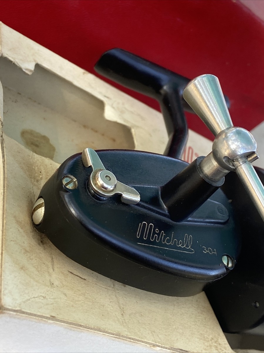 Vintage Pre-Garcia Mitchell 301 Spinning Reel RARE engraved [C8