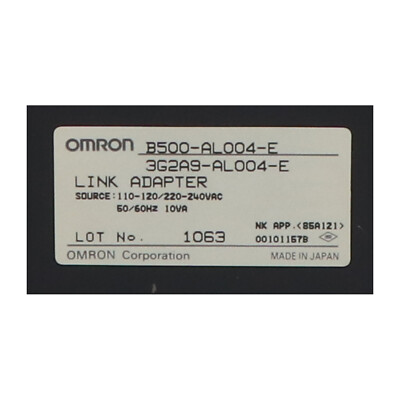 OMRON AL004 リンクアダプタ 本体 Omron B500-AL004-E Link Adapter UMP | eBay