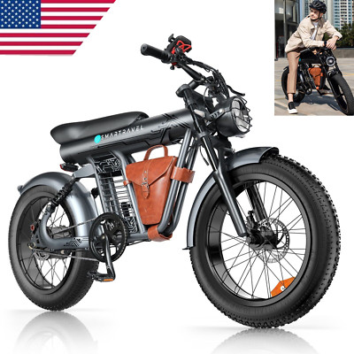 SMARTRAVEL Electric bike 1200W 48V/20Ah up to 32MPH FOR Adult city, dirt bicycle