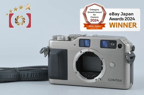CONTAX G1 Silver Label 35mm Rangefinder Film Camera w/ GD-1 Data Back