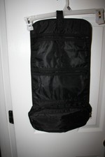 Unisex Black Hanging Travel Bag