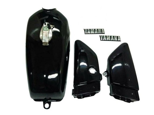 Yamaha RX100 RX125 Petrol Fuel Gas Tank With Chrome LID Cap & Side Panels - 第 2/8 張圖片