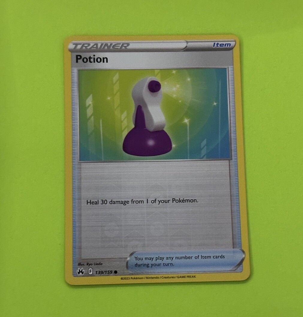 Reverse Holo Potion 139/159 Common Crown Zenith Pokemon TCG