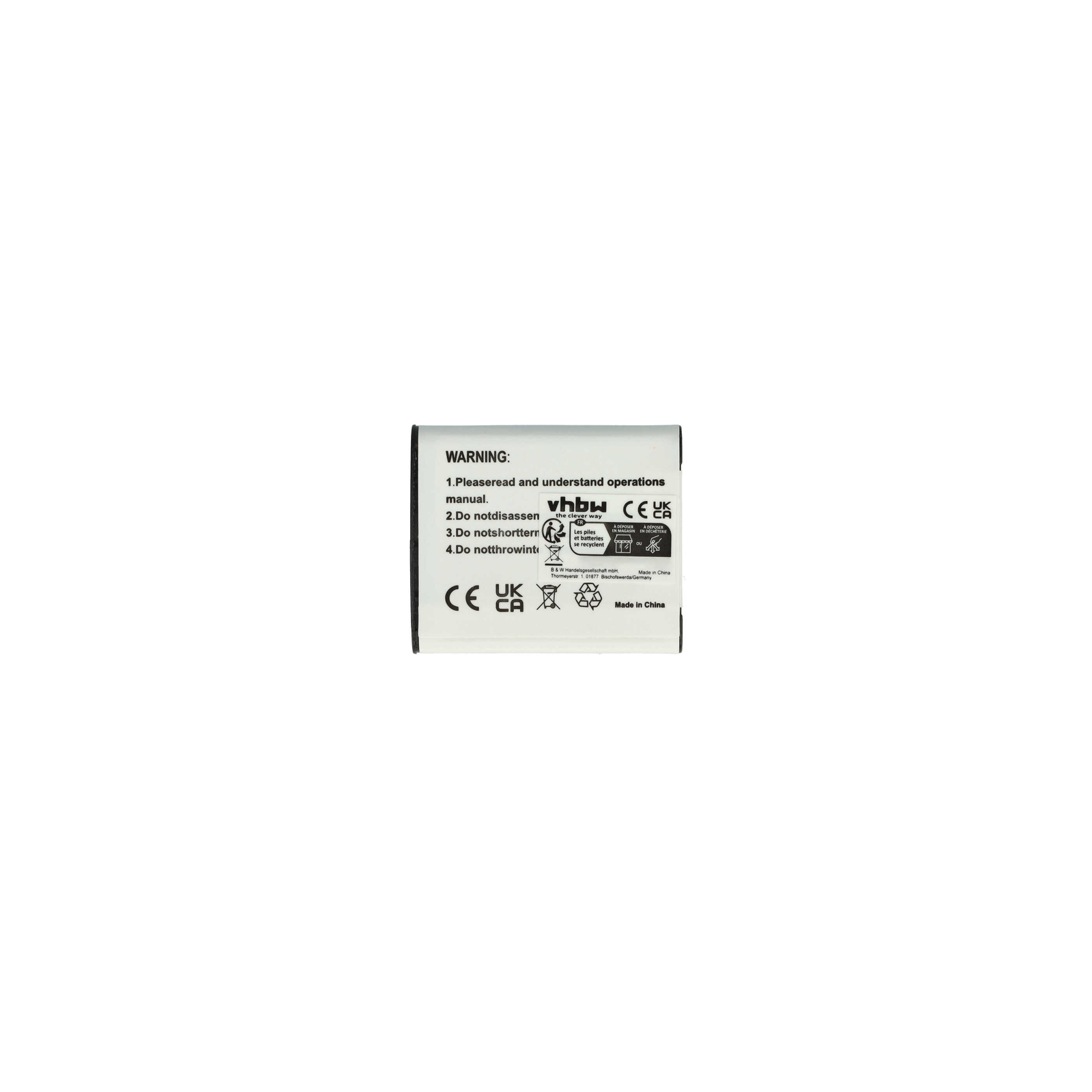 Vhbw Batterie Remplacement 600mAh 3.7V Li-ion Pour Kodak LB-052 - Compatible Appareils Photo Numériques, Haute Autonomie Et Sécurité