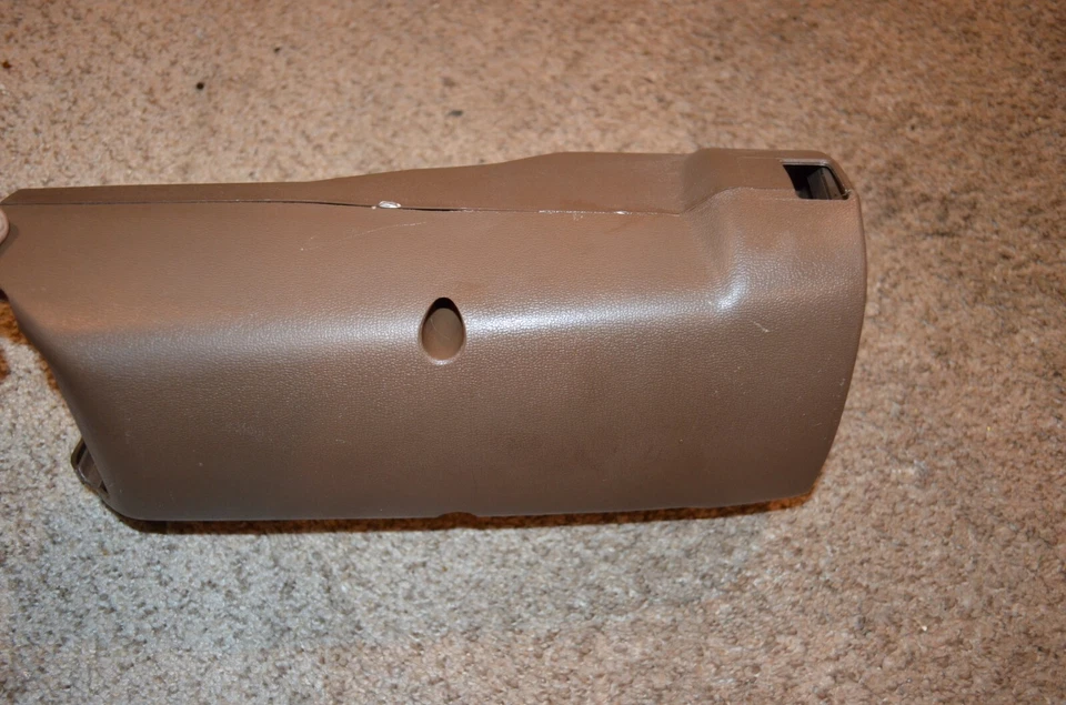 1984-1986 DODGE D50 PICK UP STEERING COLUMN COVER SHELL TRIM BROWN UNCLEANED Foto 4 de 4