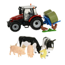 Britains 43205 Massey Ferguson Playset 1:32 Scale Model Farm Toy