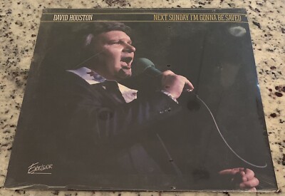 David Houston Next Sunday I m Gonna Be Saved Vinyl  NEW  