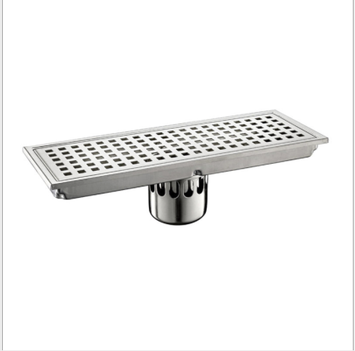 Drenaje rectangular de piso ducha baño desagüe lineal de residuos rejilla acero inoxidable - Imagen 10 de 16