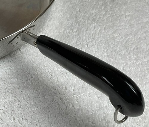 Vtg Revere Ware 10” Skillet Fry Pan Stainless Steel w/Lid Clinton ILL USA EUC - Picture 15 of 17