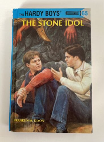HARDY BOYS 65 THE STONE IDOL by Franklin W. Dixon Hardcover Flashlight Glossy - Picture 1 of 4