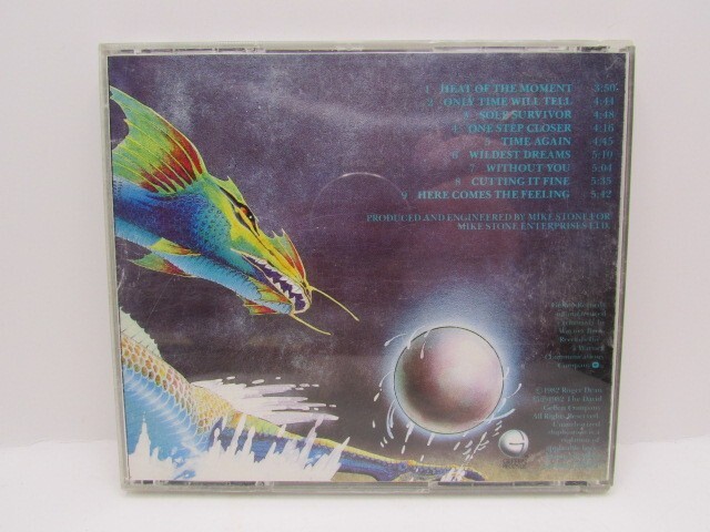 ASIA Self Titled1982 CD West Germany IMPORT GRAY TARGET LABEL Geffen 2008