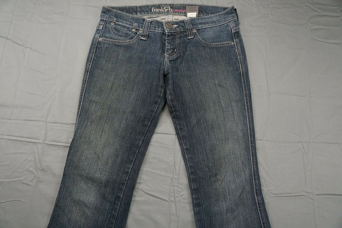 Frankie B Limited Edition F Pocket Slim Boot Stretch Denim Jeans