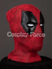 Wade Wilson Mask Cosplay Red Headgear for Men Adults Role Play