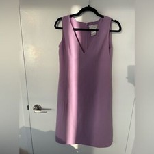 RARE Celine lavender wool blend dress