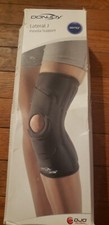 DonJoy Deluxe Hinged Knee Brace, Drytex Sleeve, Open Popliteal, Large Open Box