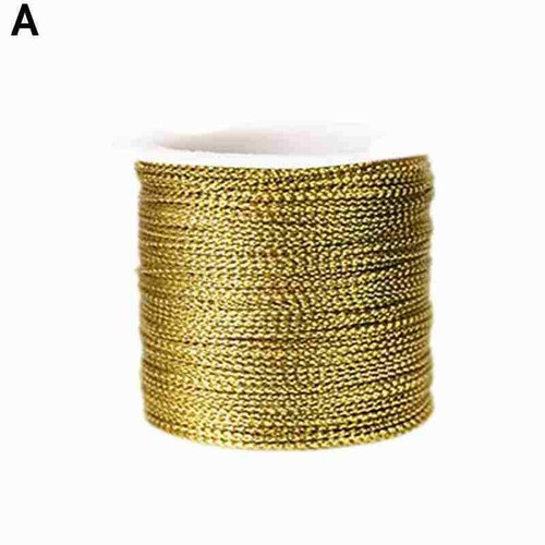 20 Meters 1mm Rope Gold/Silver/Red Cord Thread Cord Ribbon Strap RopeLine M6D7 - Picture 13 of 16