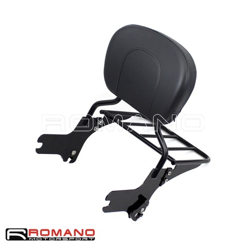 Detachable Luggage Rack Backrest Sissy Bar For Harley Road King FLHR FLTR FLHX - Picture 3 of 8