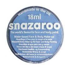 Snazaroo Face Paint - 18ml Blue - Pale Costume Accessory