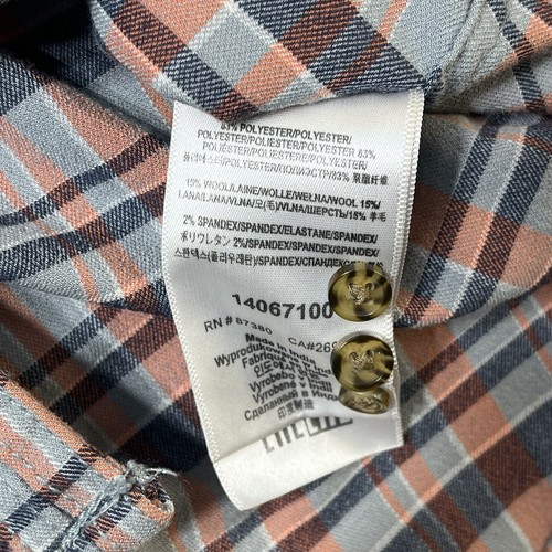 Burton Brighton Flannel Shirt Mens Medium Plaid Long Sleeve Button Up - Picture 7 of 7