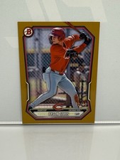 Tyson Lewis 2026 Bowman True Gold Parallel /50 Reds Prospect MLB Baseball MILB