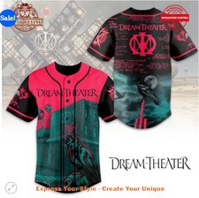 Dream Theater Night Terror Baseball Jersey baseball jersey, new 3d gift